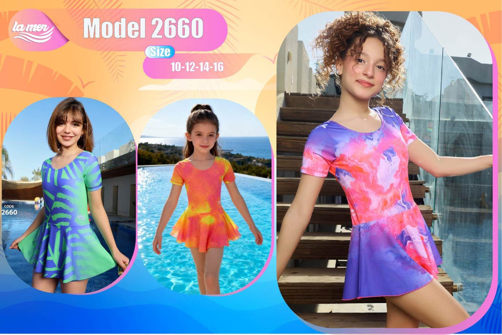 Swimsuitdress kids 2660