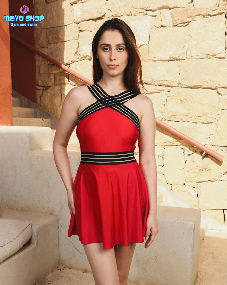 Swimsuit dress woman