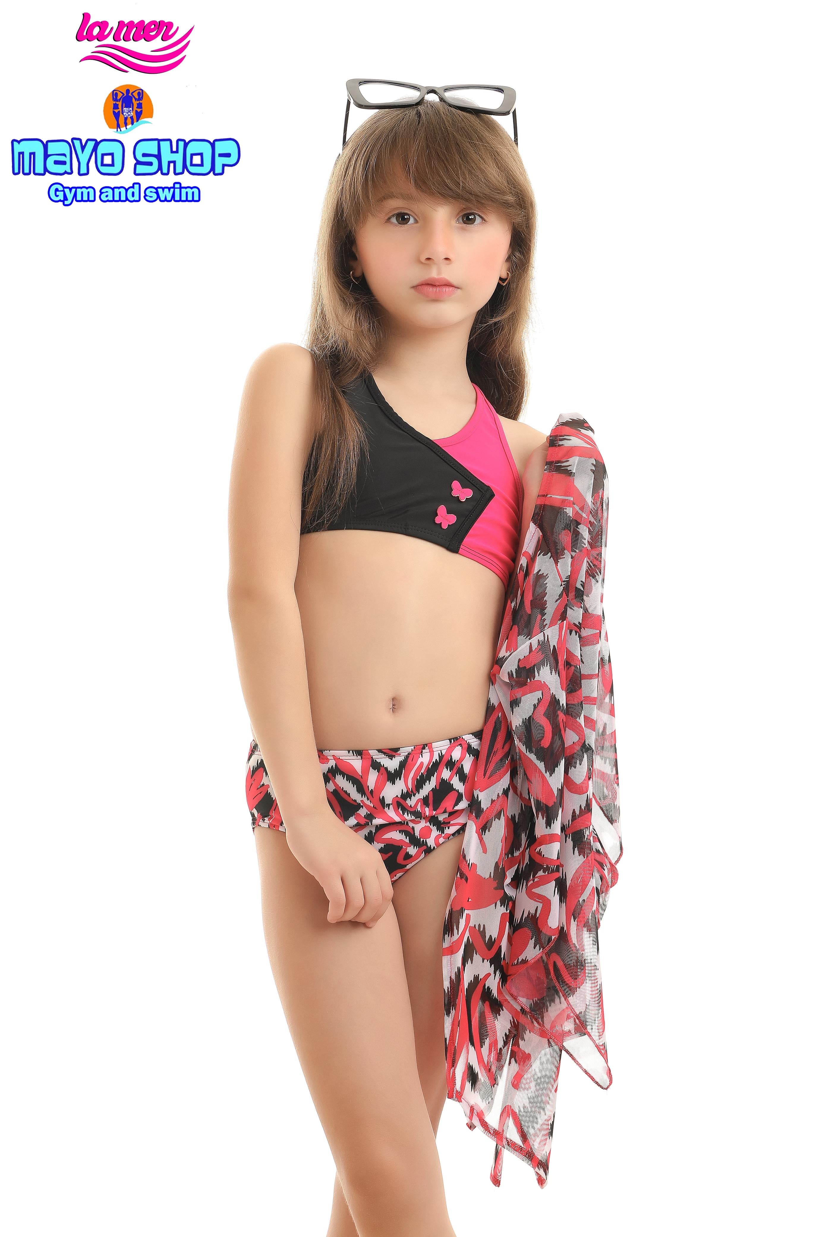Bikini with coverup