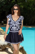 One piece +skirt