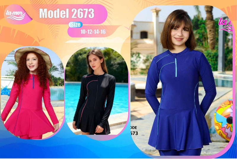Swimsuit dress teens 2673